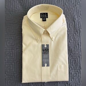 Jos. A. Bank Men's Light Yellow Dress Shirt